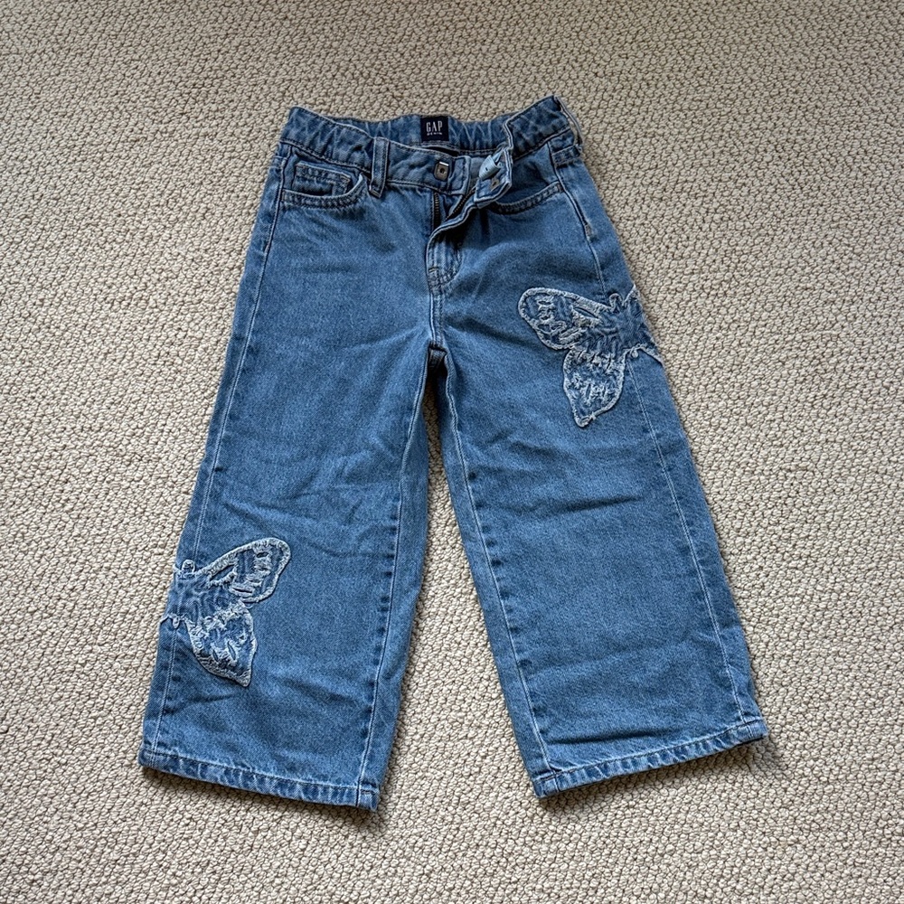 GAP Kids Denim Jeans with Butterfly